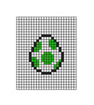 Yoshi egg - Cross Stitch pattern by littleUki13