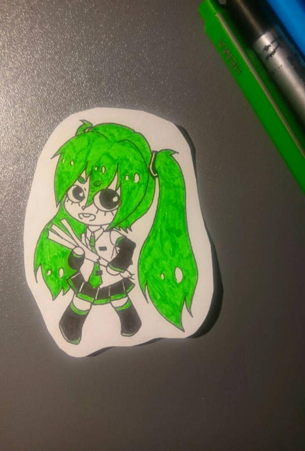 Chibi Vers Hatsune Miku chibi vers (trad) by furabi-san on DeviantArt