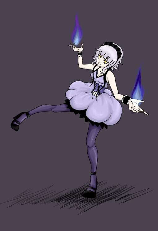 Pkmn - Chandelure Gijinka