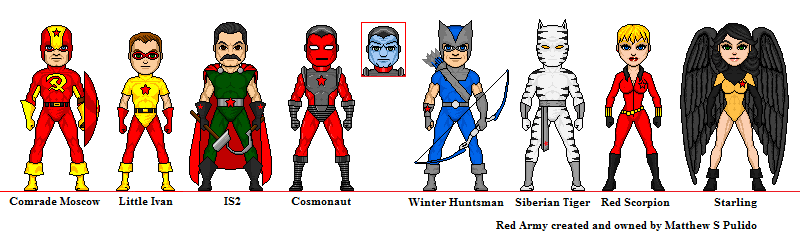 Micro Hero Commando The Red Army Micro Heroes by TalisonComics on DeviantArt