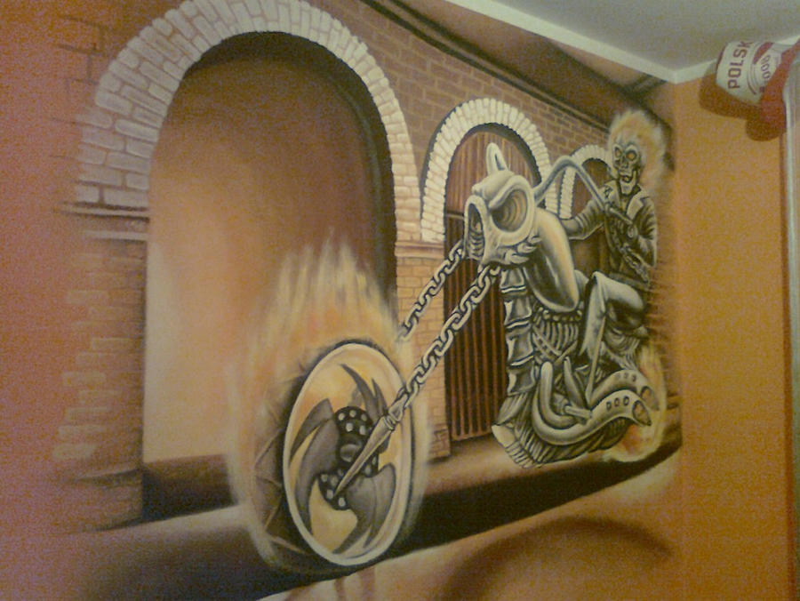 Ghost Rider Carving ghost rider by GodOfEmptines on DeviantArt