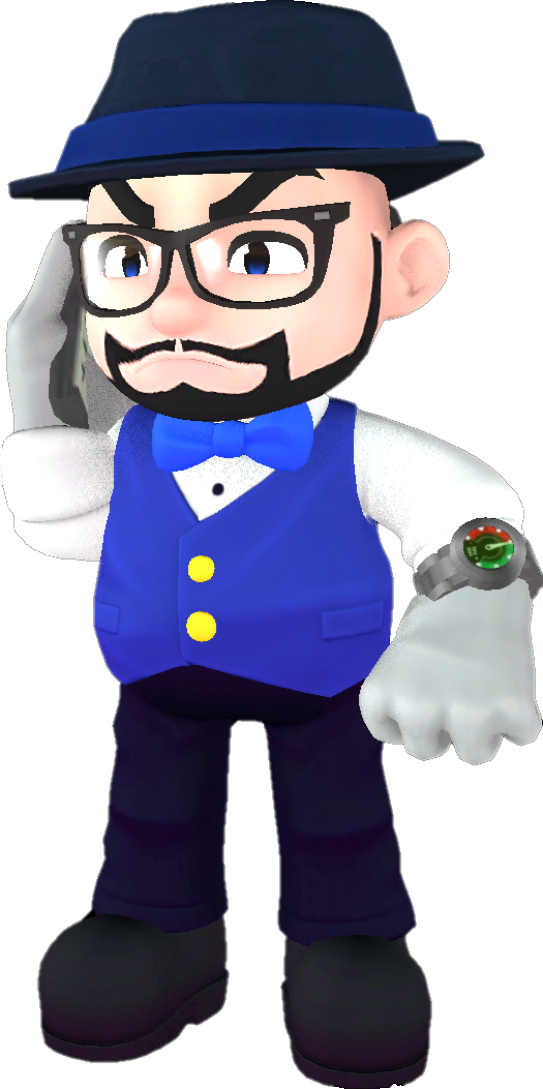 SMG4 White Render By Zaxtana On DeviantArt