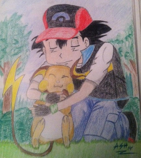 Ash and Raichu 1 by PokeLeagueChampion on DeviantArt