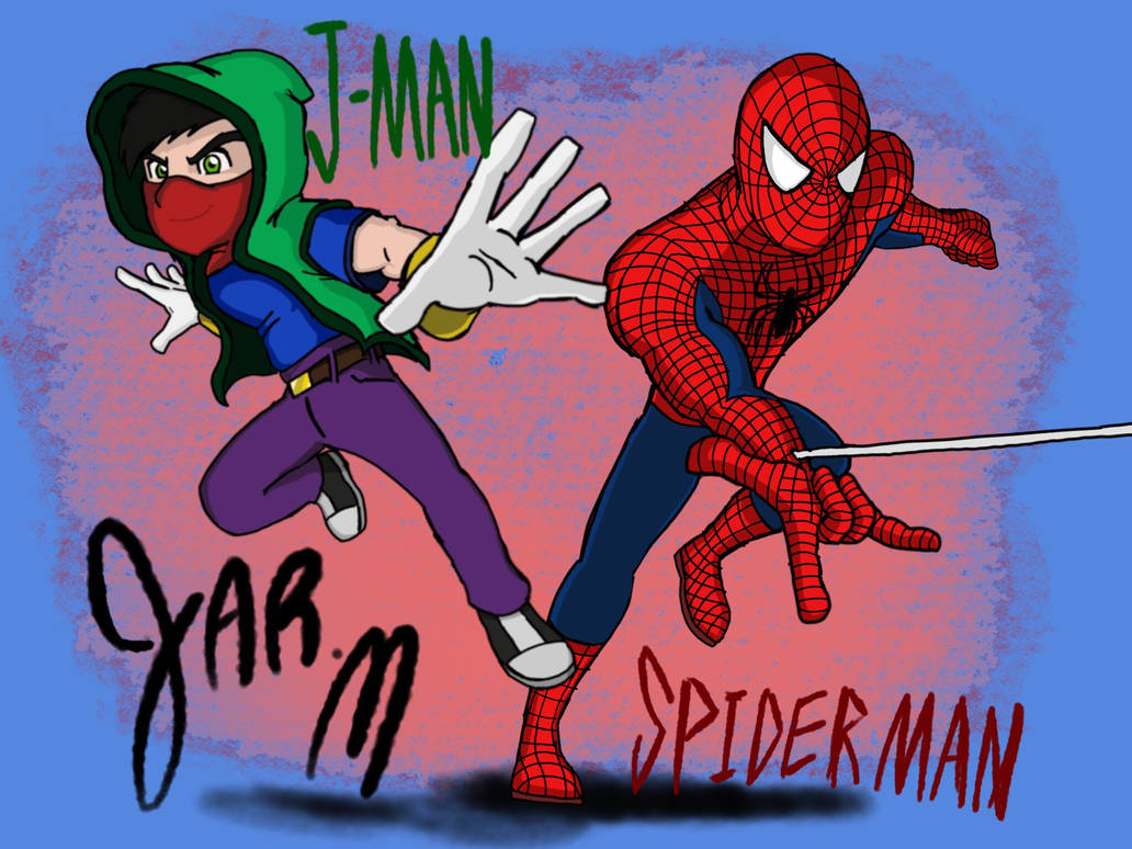 J-Man and SpiderMan by JManTheAngel2 on DeviantArt