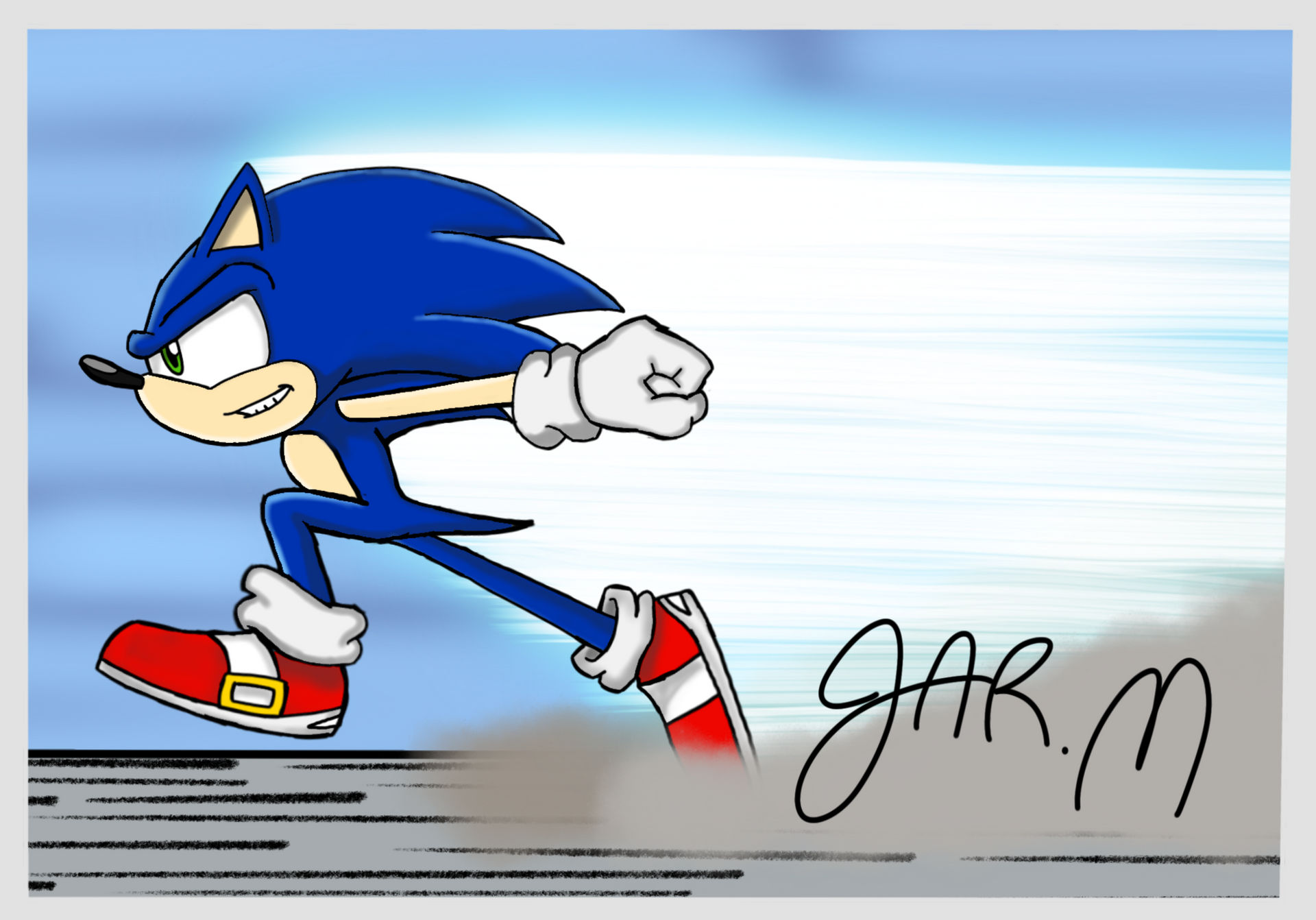 Sonic the Hedgehog Speed by JManTheAngel2 on DeviantArt