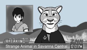 Strange Animal in Savanna Central