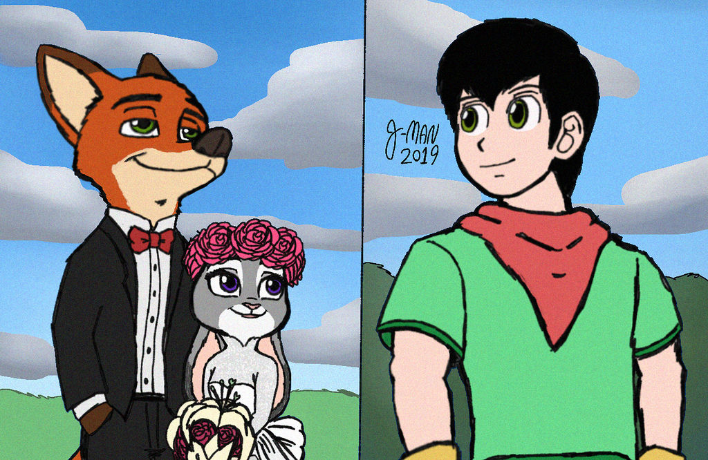 J-Man at the Wedding with Judy and Nick by JManTheAngel2 on DeviantArt
