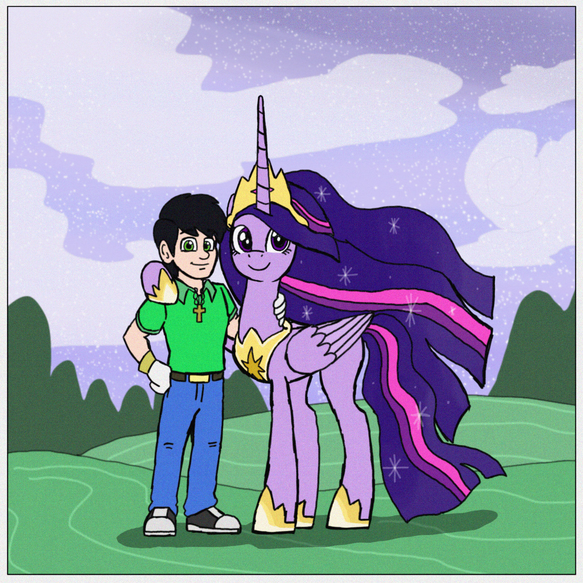J-Man And Princess Twilight Sparkle by JManTheAngel2 on DeviantArt