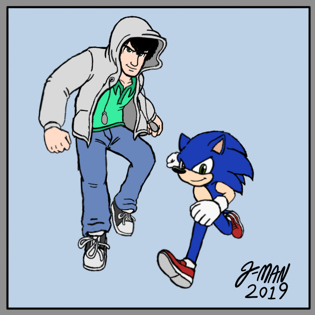 J-Man meets Sonic the Hedgehog 2020 by JManTheAngel2 on DeviantArt