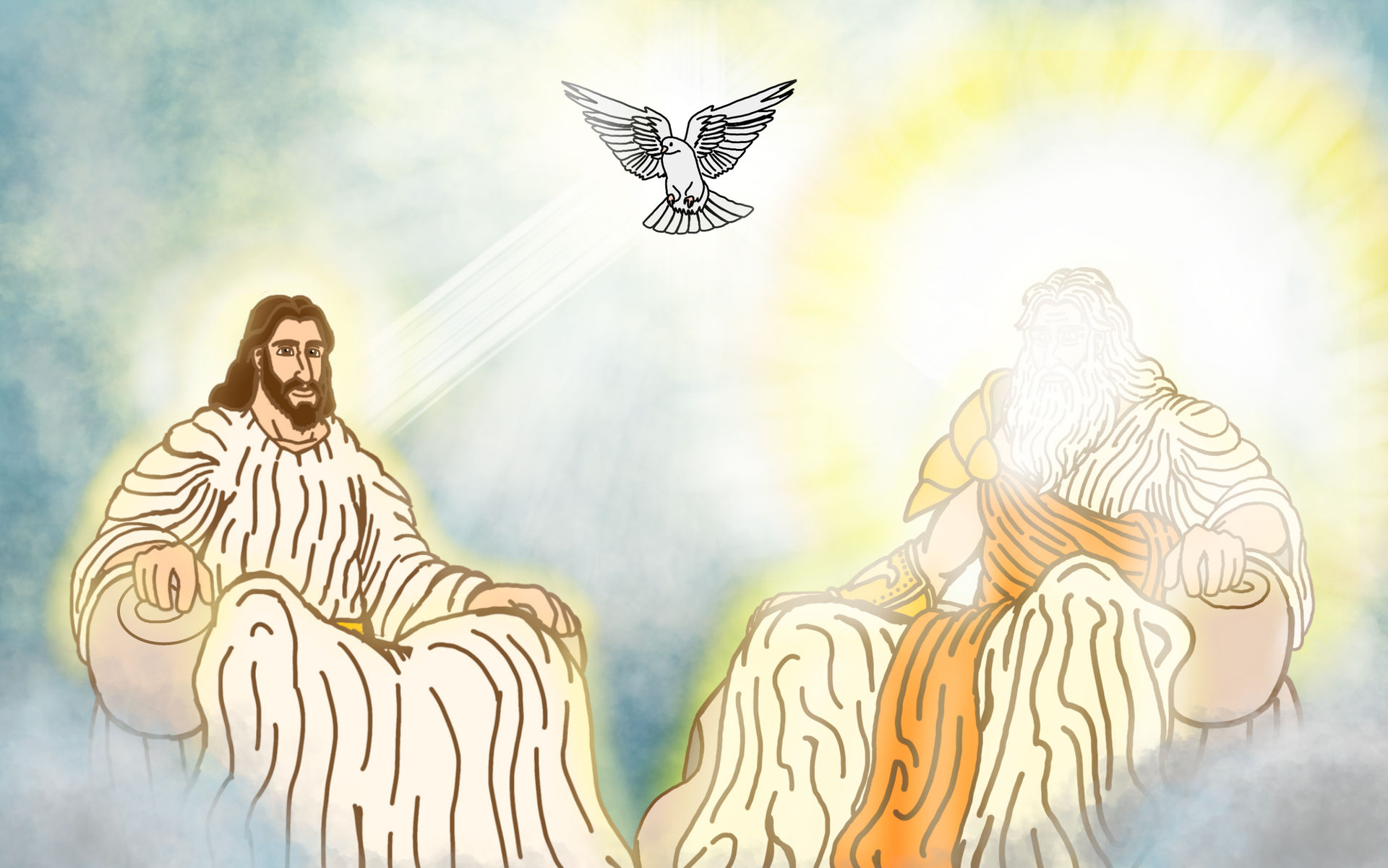 the father the son and the holy spirit The Bouncy Move
