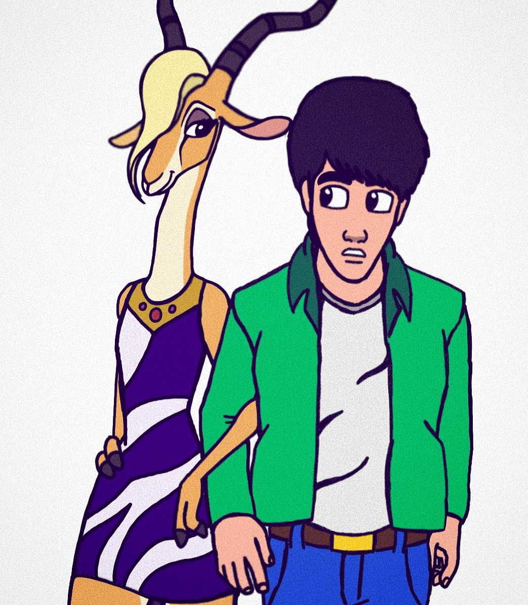 Gazelle See JMan Again Colored by JManTheAngel2 on DeviantArt