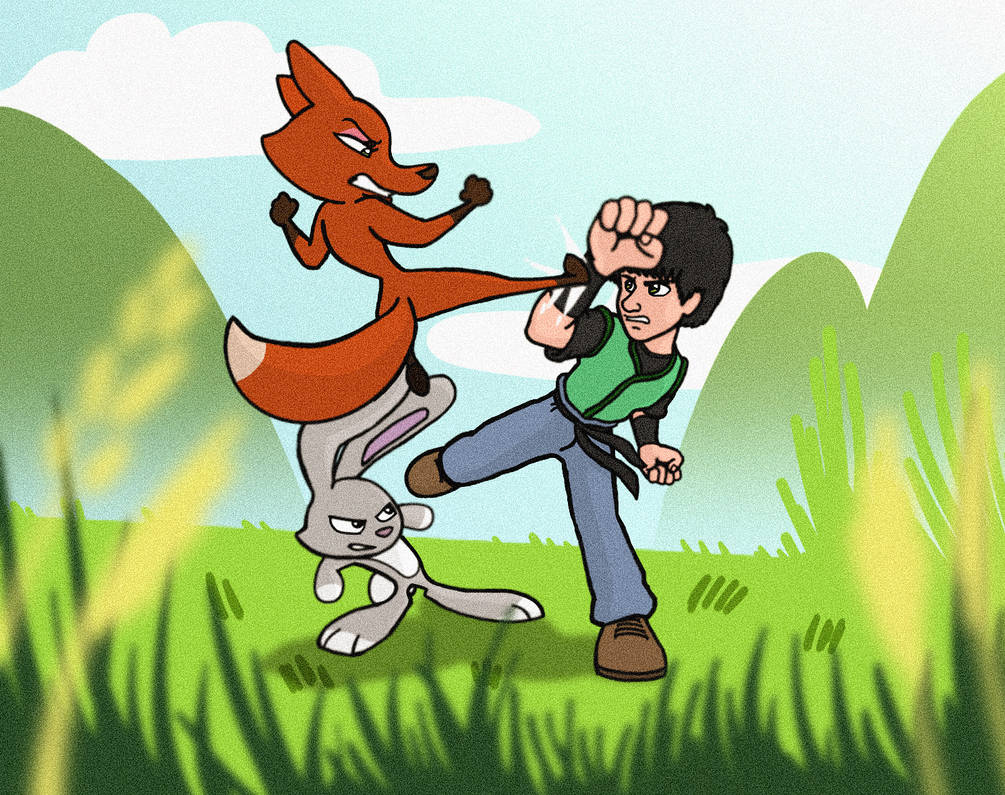 J-Man Vs Rabbit and Fox with Kung-Fu Training by JManTheAngel2 on ...