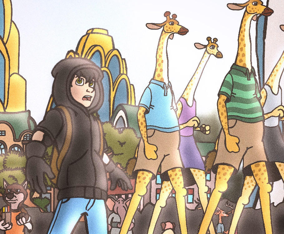 Human Deviantart The Human in Savanna Central of Zootopia - 2023. by JManTheAngel2 on ...