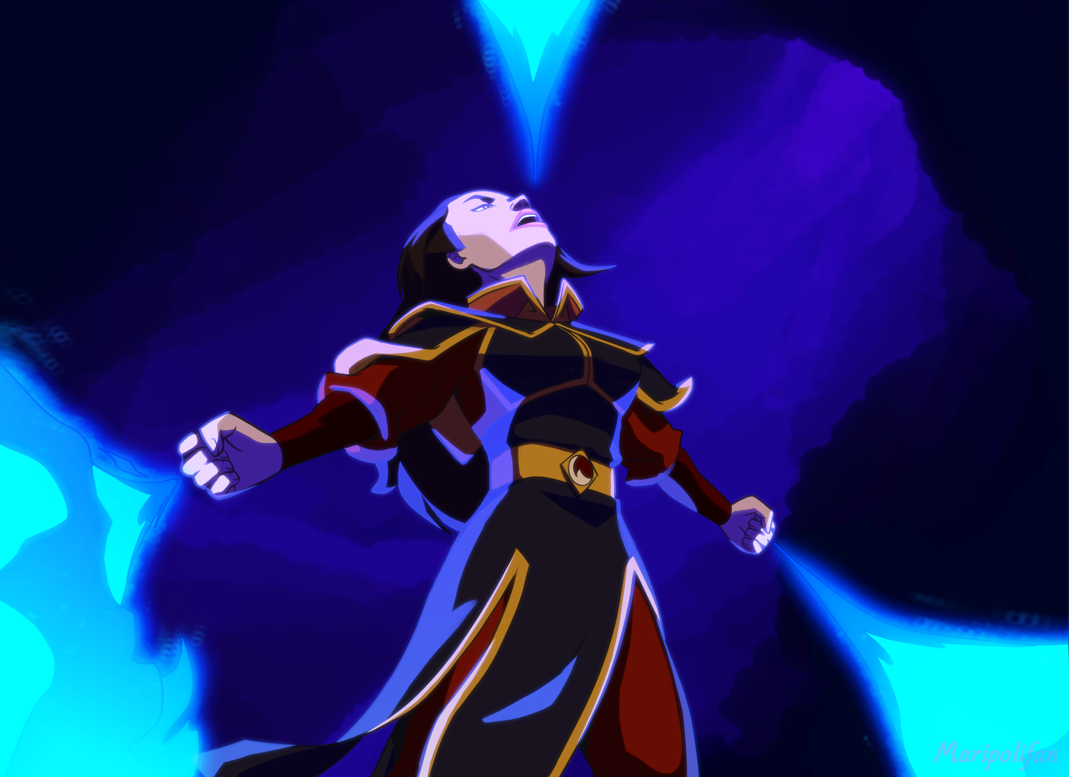 Azula Arguing Azula - Aggression by Maripolifan on DeviantArt