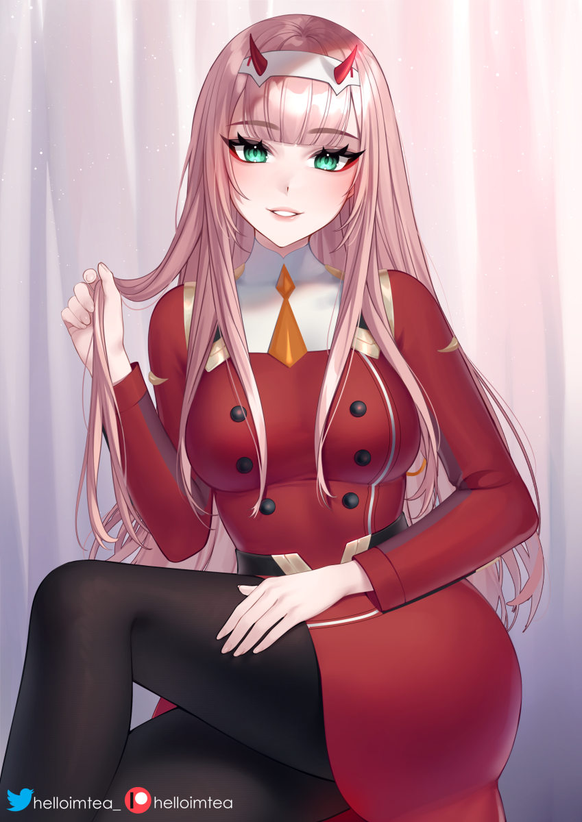 Darling Ohayo!  Darling in the franxx, Anime girl, Zero two