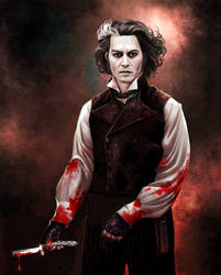 Johnny Depp as Sweeney Todd