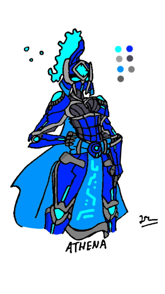 Athena Design Reference by darrenechong on DeviantArt