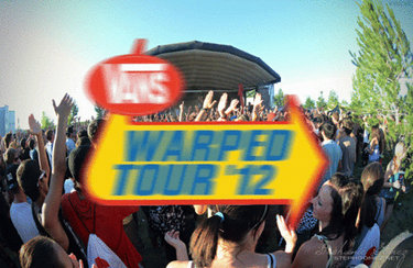 Vans Warped Tour 2012 logo gif