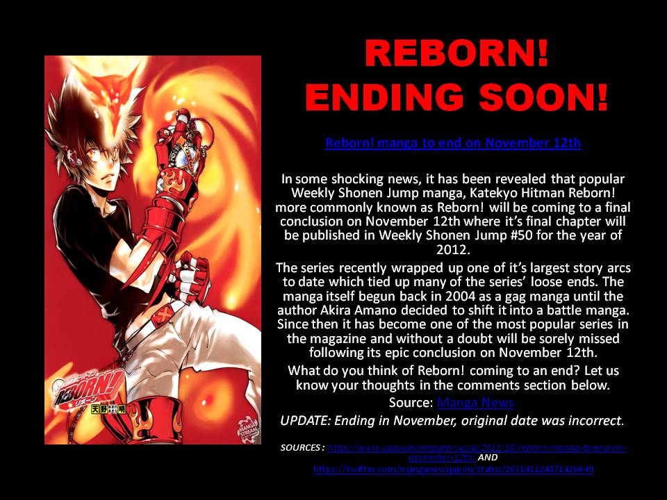 REBORN! ENDING SOON