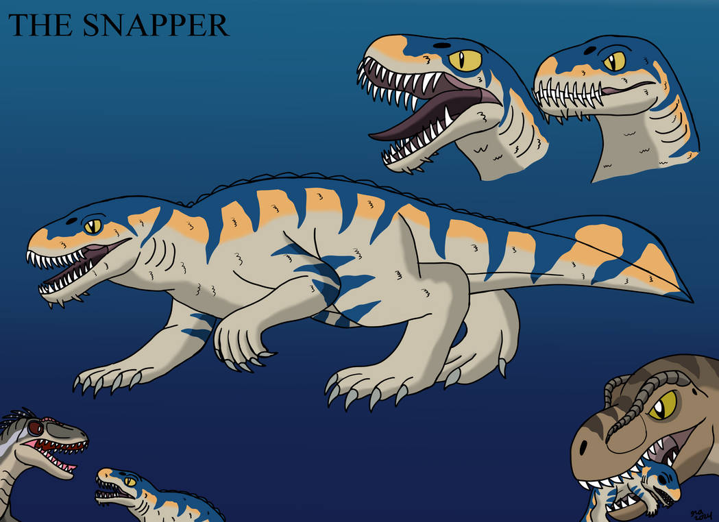Snapper Lizard The Snapper (The Meg 2) by Nicostud916 on DeviantArt