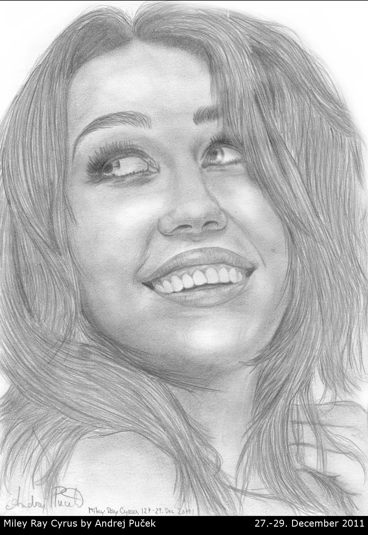 Miley Ray Cyrus drawing