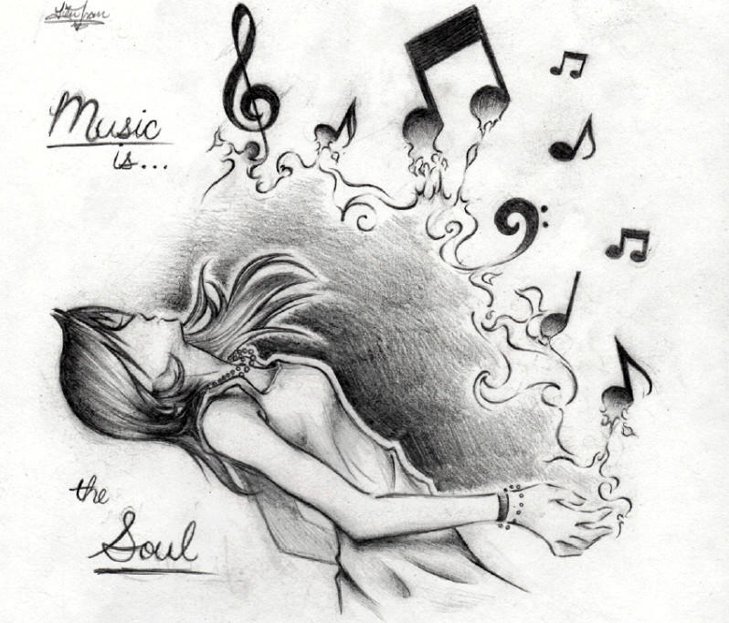 Soul Singer Drawing Music is the Soul by Tofu123 on DeviantArt
