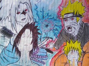 last sasuke and naruto x.x