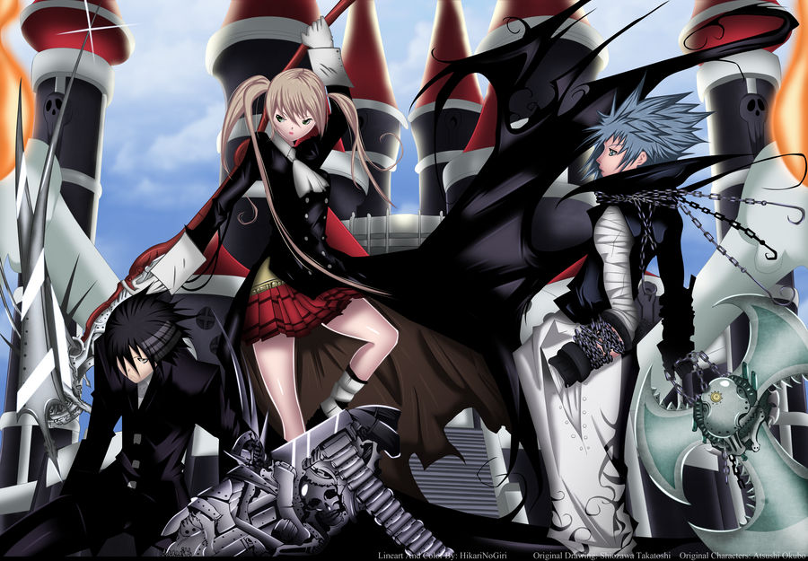 Soul Eater Maka, Kid And Black Star