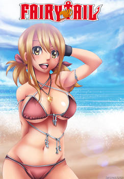 Fairy Tail - Lucy On Beach