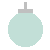 FREE Icon Pixel-ART: Christmas Ball (light blue)