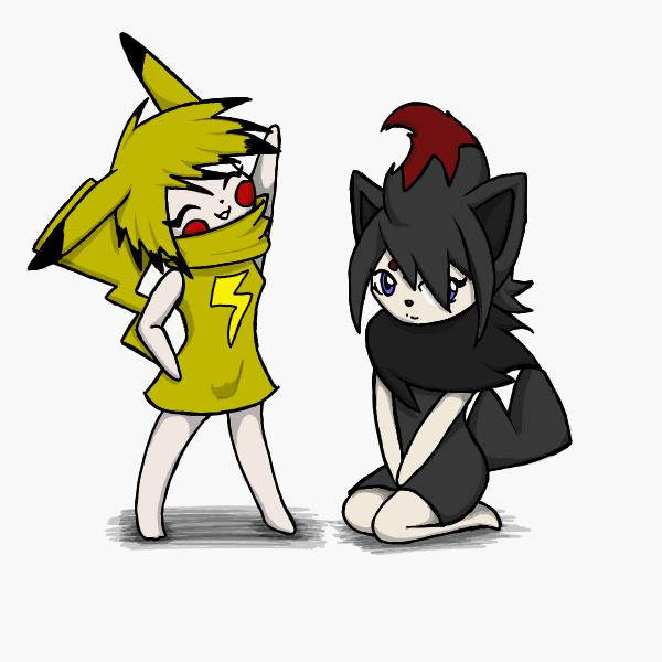 Pikachu and Zorua