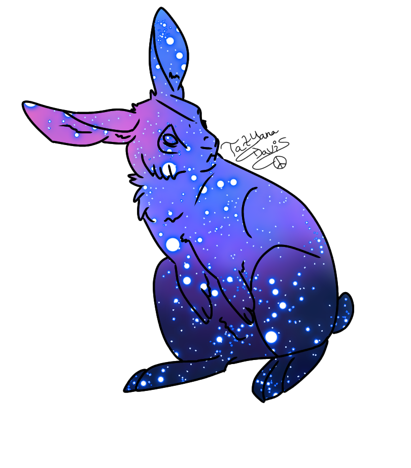 Galaxy Rabbit by dragpup513 on DeviantArt