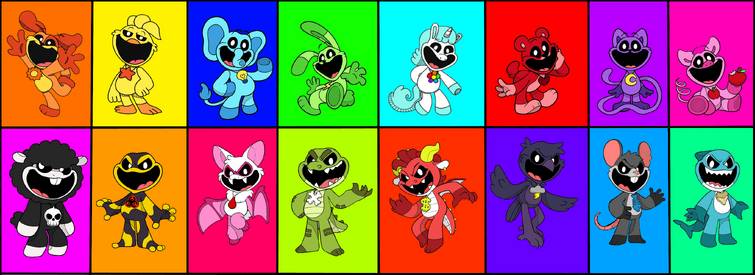 Smiling Critters and Nightmare Critters RP by BescaGaming10 on DeviantArt