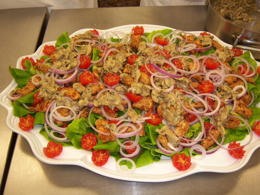 Southern Fried Chicken Salad