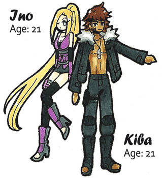 Young Adult Ino and Kiba
