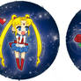 Sailor Moon n Tuxedo Mask Pins