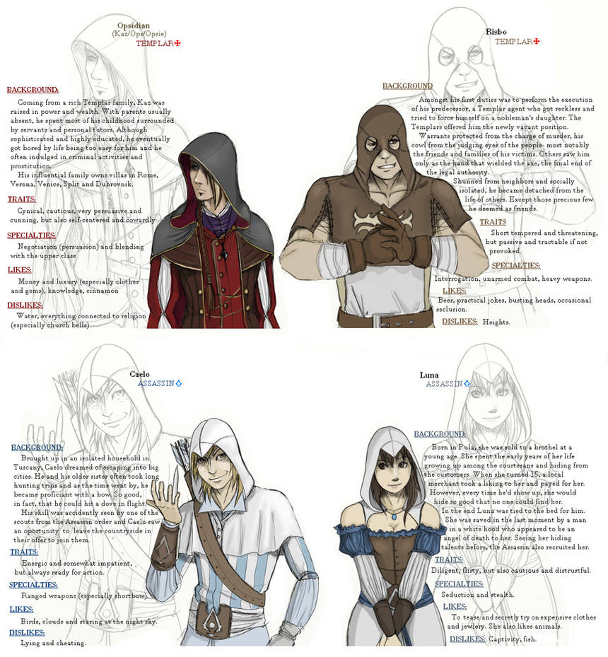 Character bio, sheet 1 by Kazuyalord on DeviantArt