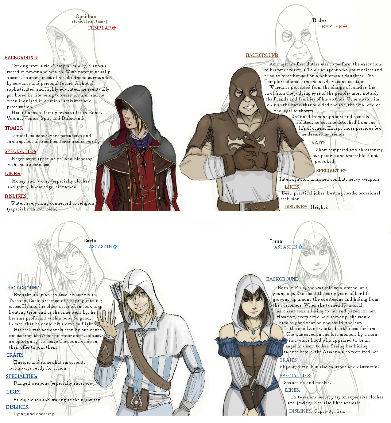 Character bio, sheet 1 by Kazuyalord on DeviantArt