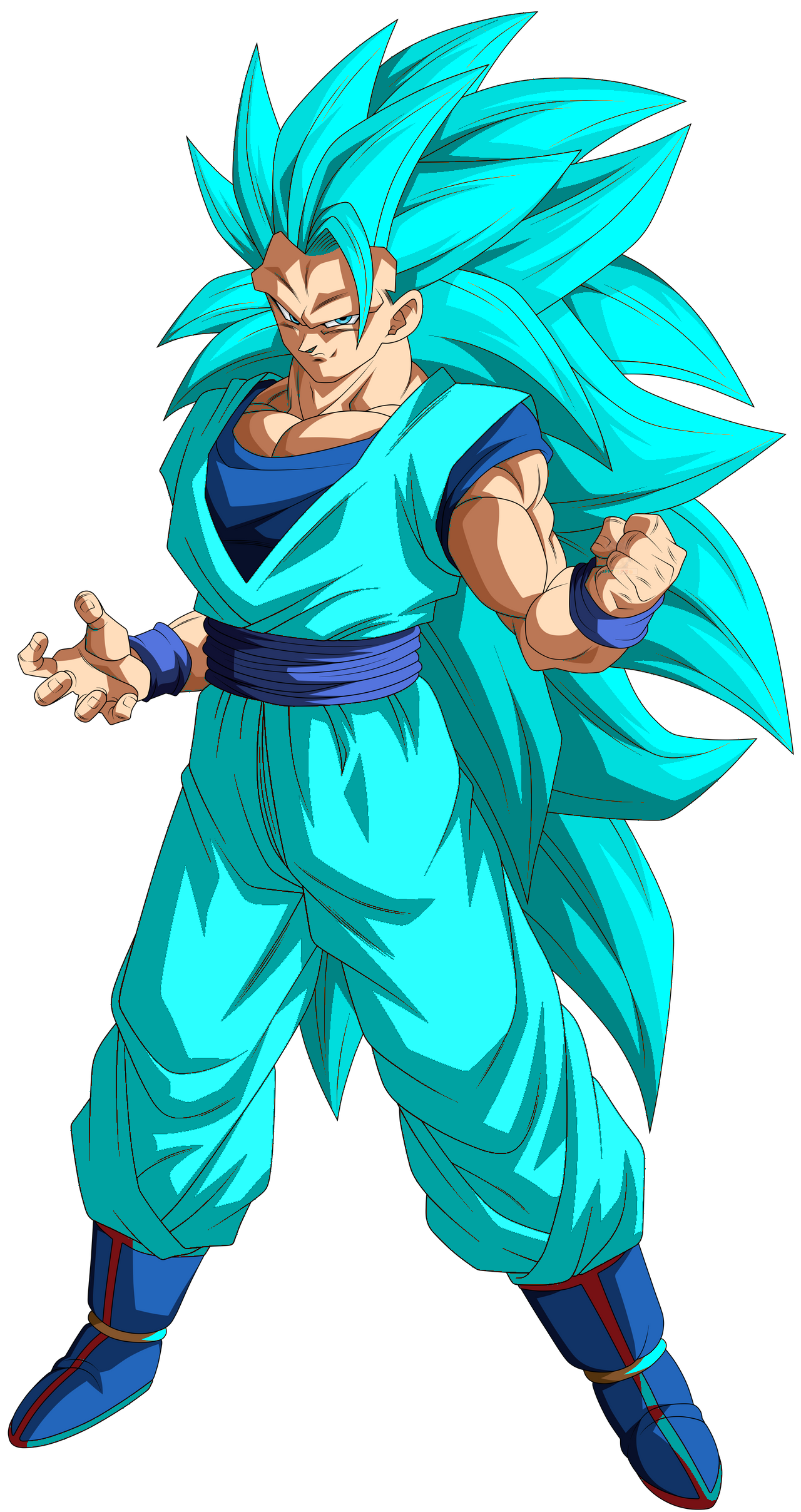 Goku super Saiyan 3 blue Evolution (DBS) by GokuLSSlegendary on DeviantArt