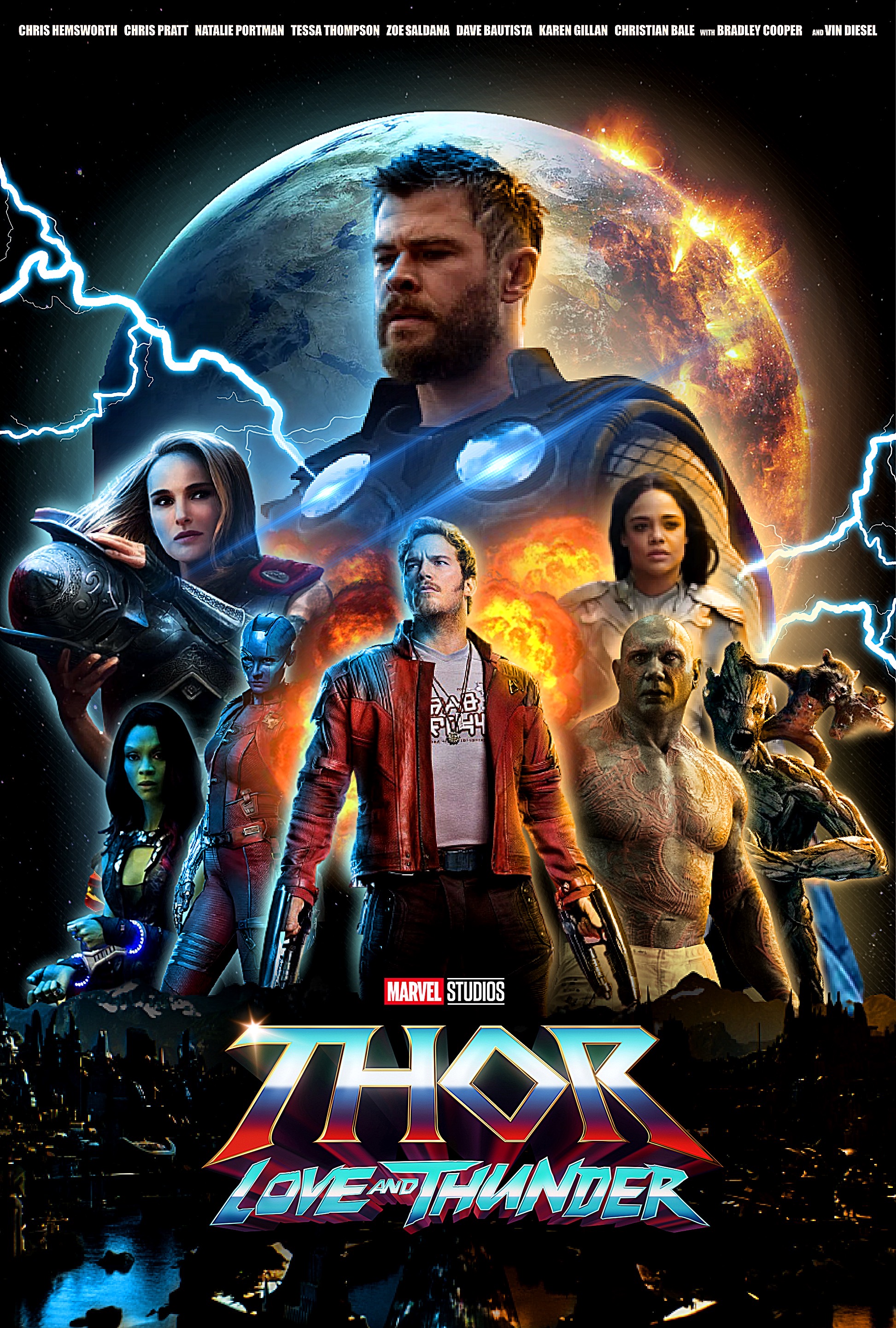 Fã cria impressionante cartaz para Thor: Love and Thunder