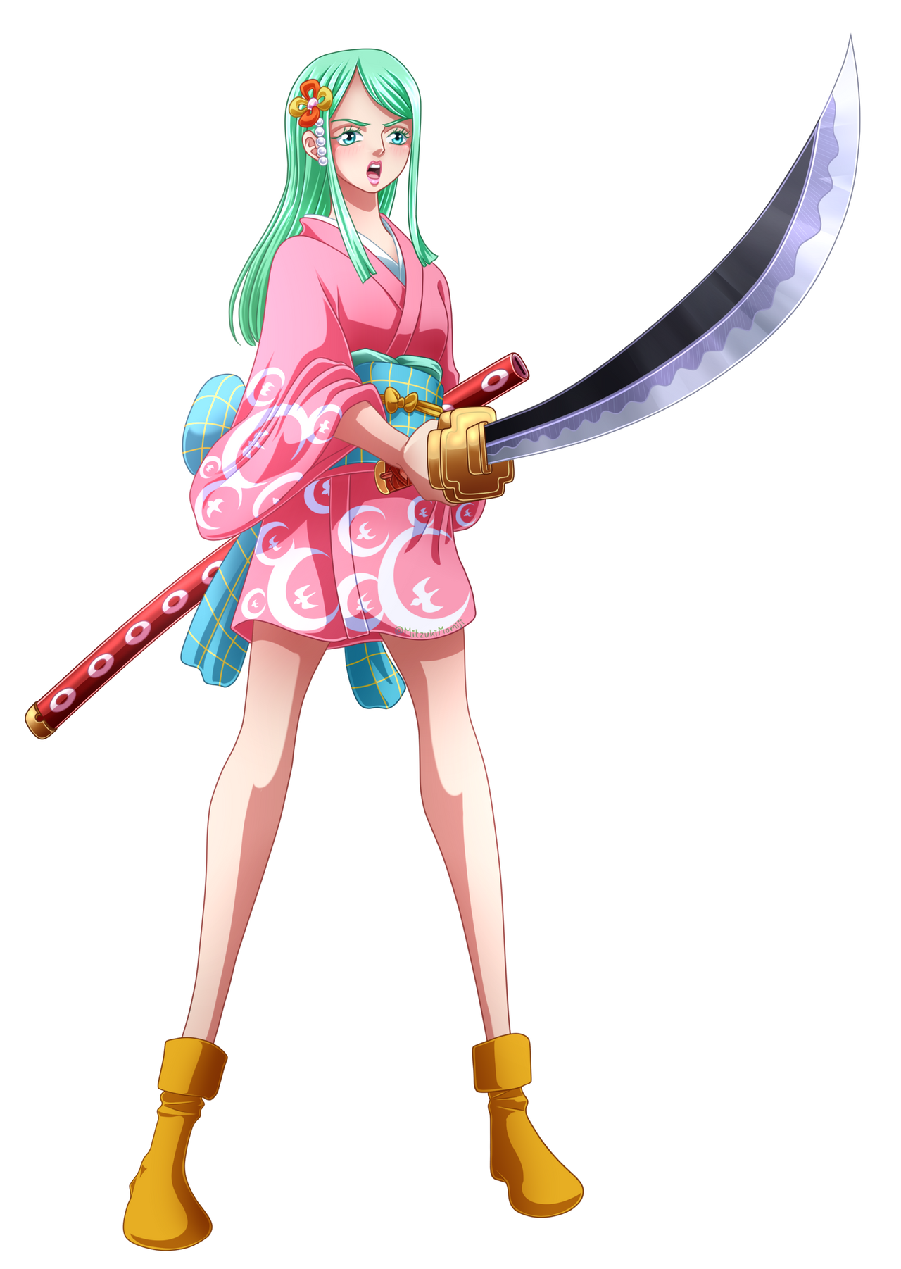 One Piece Kozuki Toki Fullbody by MitzukiMomiji on DeviantArt