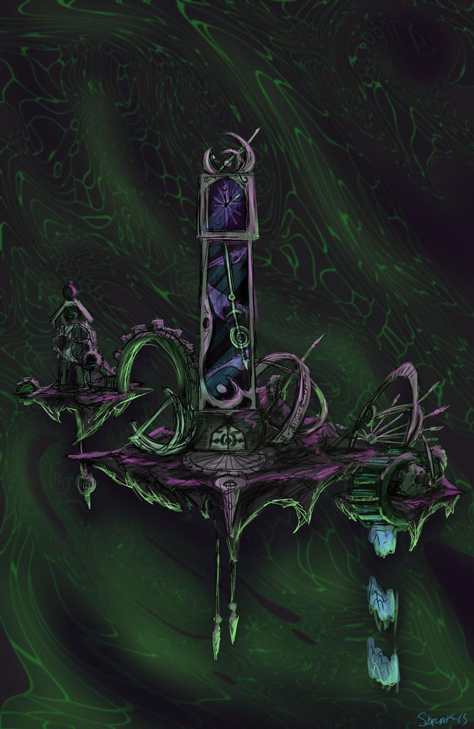 attempt at a clockwork tower redesign by Sarapsys on DeviantArt