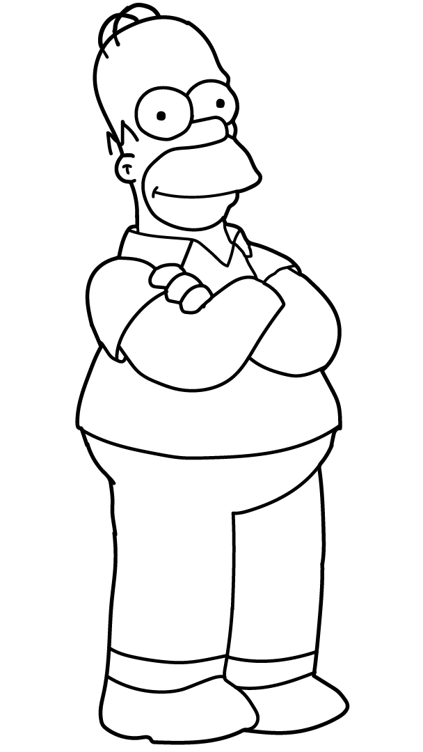 Homer Simpson Vector Art. by JCDeviantStars on DeviantArt
