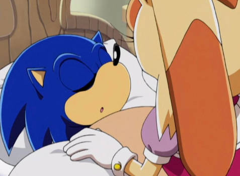 Vanilla Tucking Sonic into bed