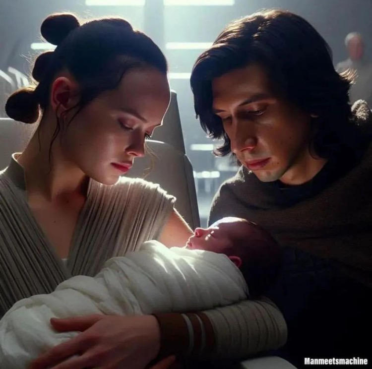 Rey And Kylo Ren with a child by SonicKetchum123 on DeviantArt