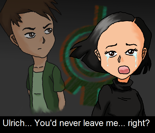 Code Lyoko Fanart #1: You'd Never Leave Me, Right?