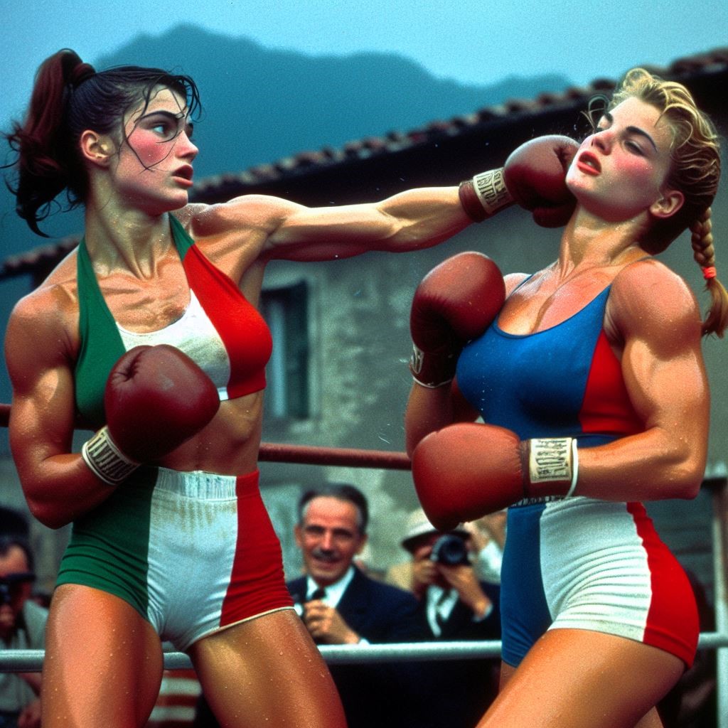 Italiana Boxeando International Boxing -Vintage Italy vs France by matttt44515 on DeviantArt