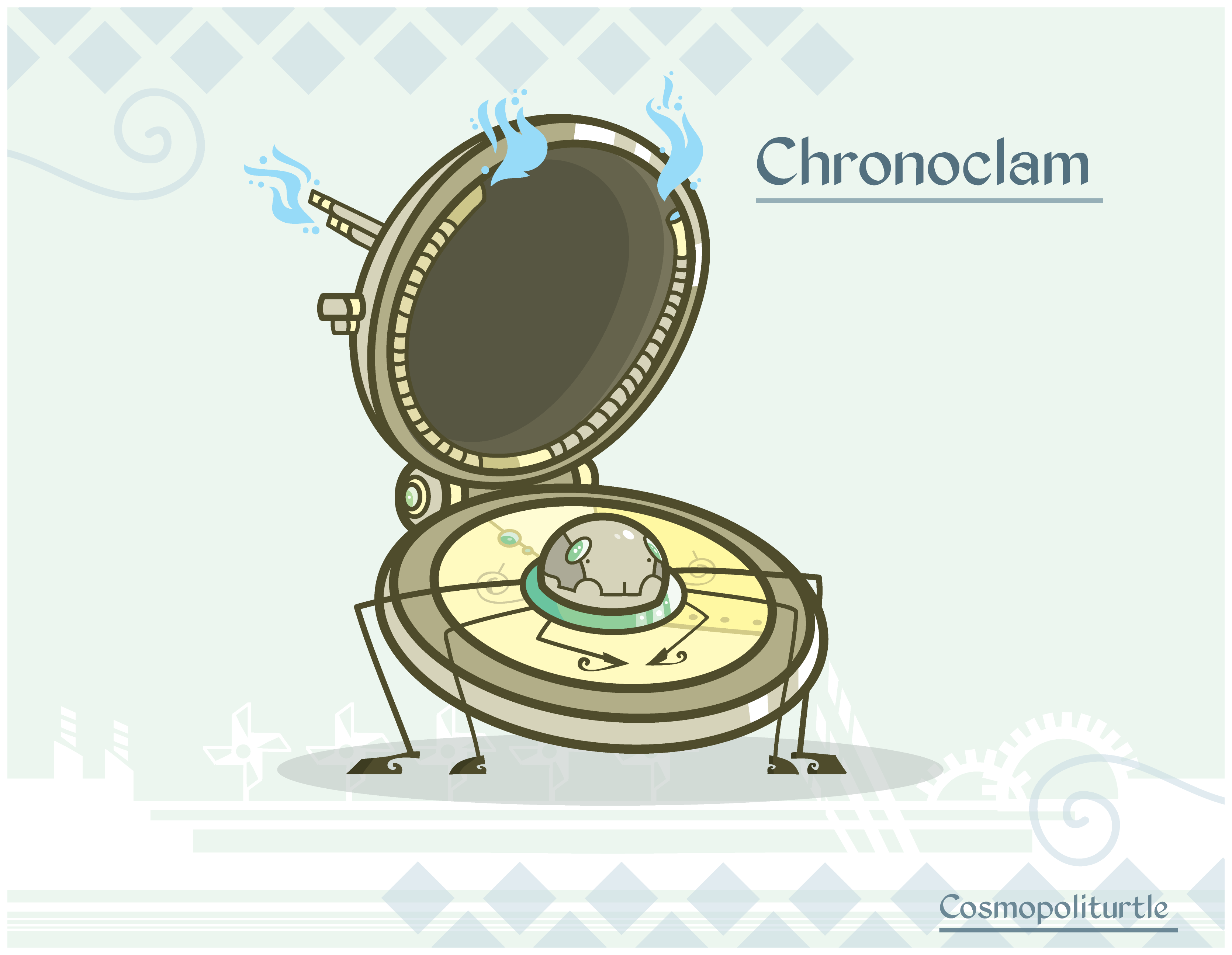 Hiraeth Creature #449 - Chronoclam