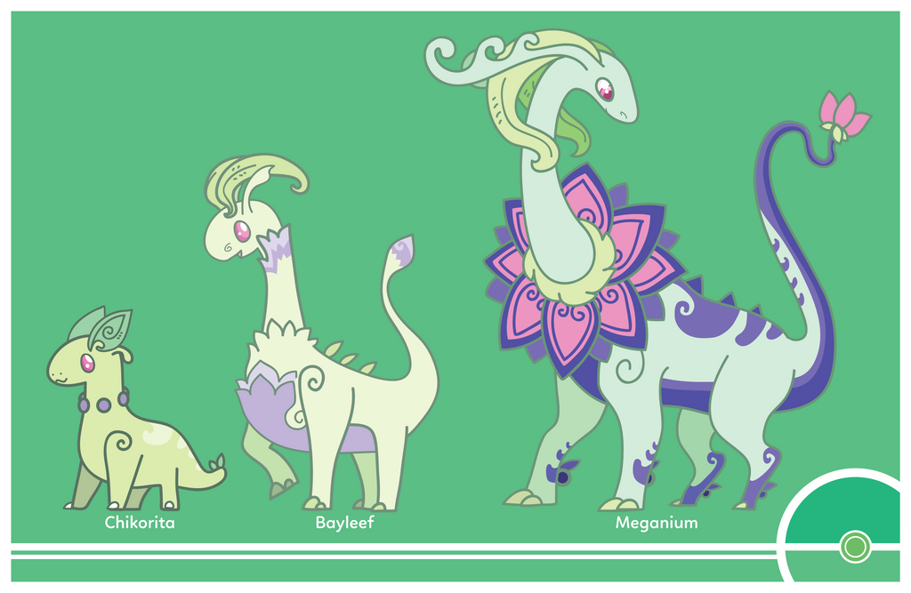 Pokemon 152 153 154 By Cosmopoliturtle On Deviantart Pokemon 152 153 154 By Cosmopoliturtle On Deviantart