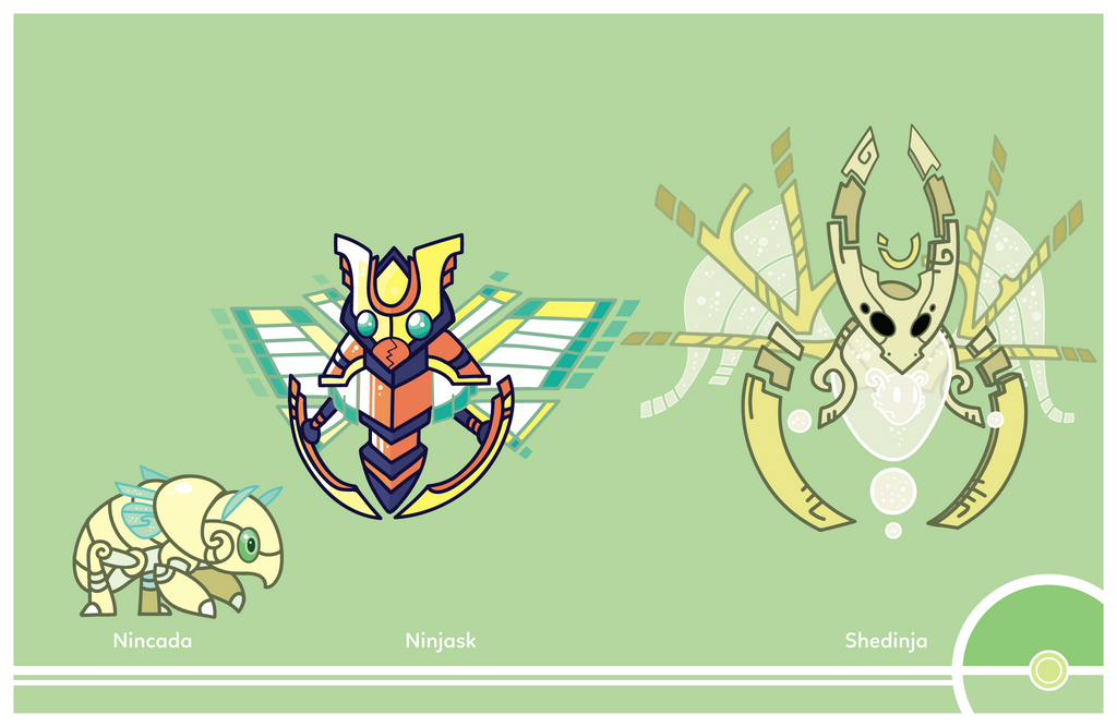 Pokemon 290 291 292 By Cosmopoliturtle On Deviantart Pokemon 290 291 292 By Cosmopoliturtle On Deviantart